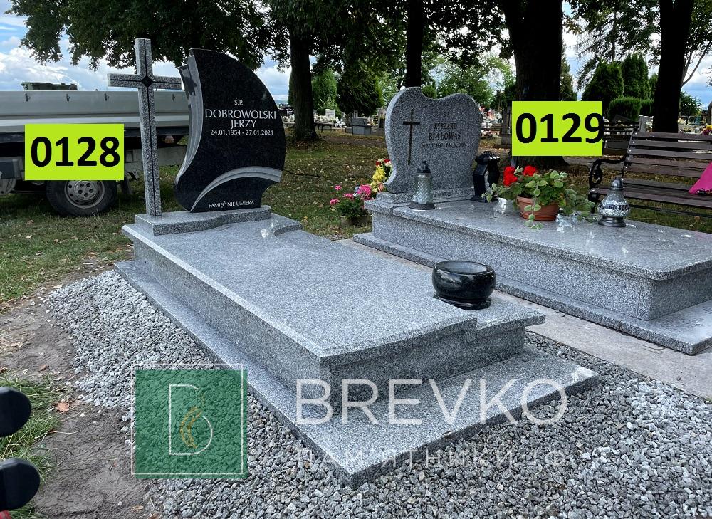 Одинарний гранітний пам’ятник (арт. 0128 — 0129)