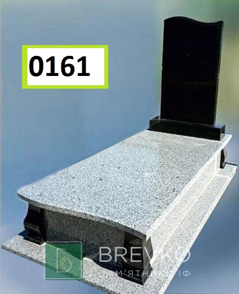 Одинарний гранітний пам’ятник (арт. 0161)