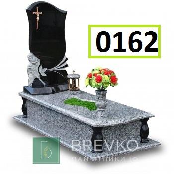 Одинарний гранітний пам’ятник (арт. 0162)