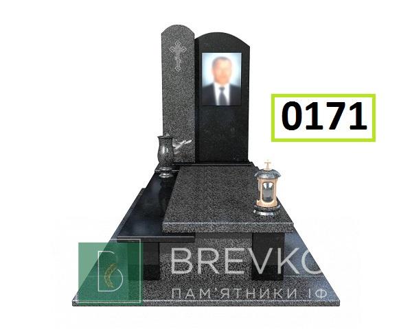 Одинарний гранітний пам’ятник (арт. 0171)