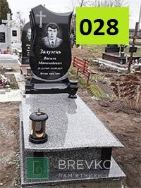 Одинарний гранітний пам’ятник (арт. 028)