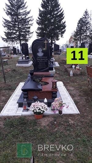 Одинарний гранітний пам’ятник (арт. 11)