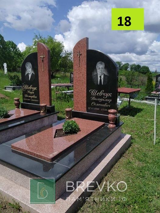 Одинарний гранітний пам’ятник (арт. 18)