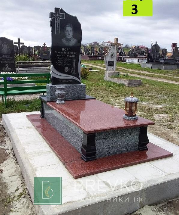Одинарний гранітний пам’ятник (арт. 3)