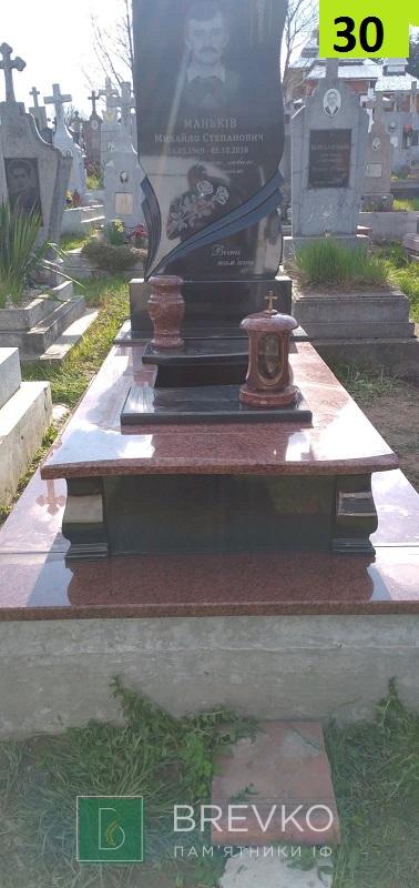 Одинарний гранітний пам’ятник (арт. 30)
