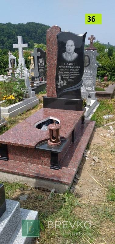 Одинарний гранітний пам’ятник (арт. 36)