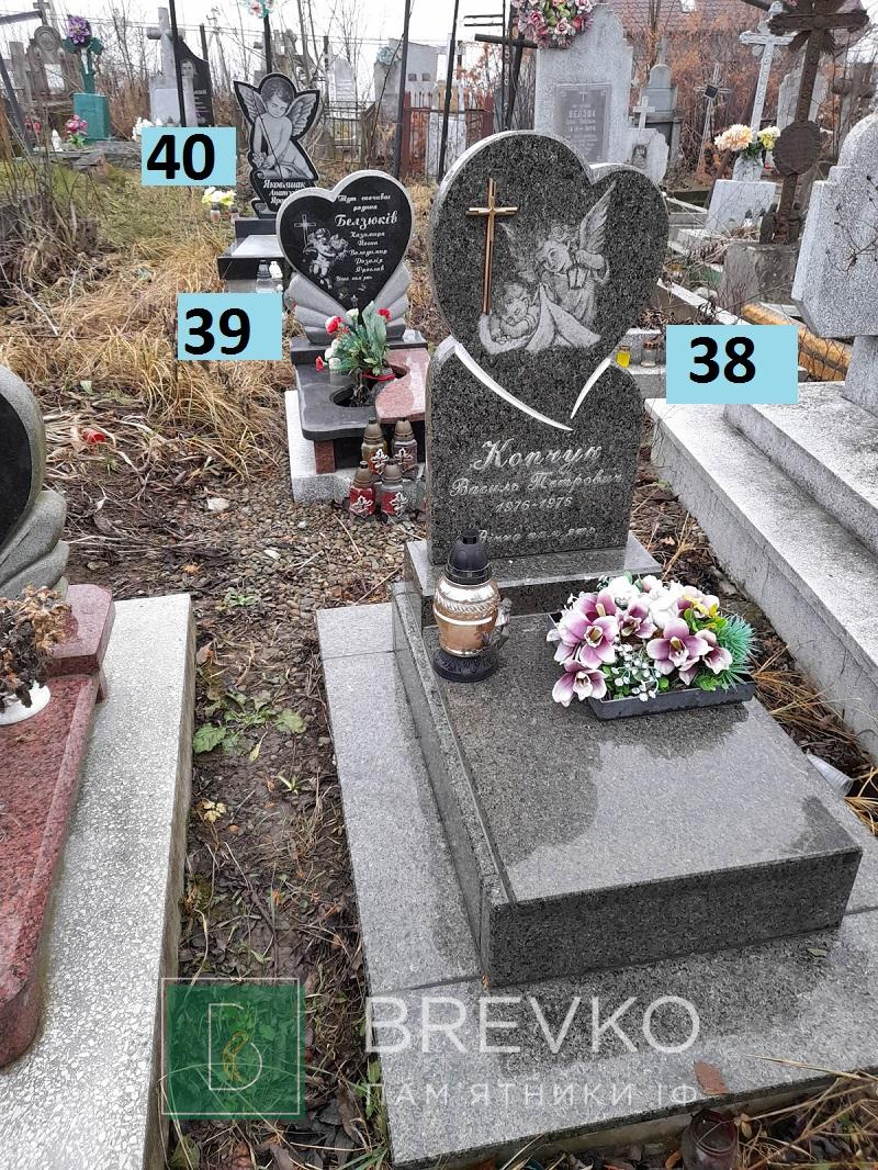 Одинарний дитячий пам’ятник (арт. 38,39,40)