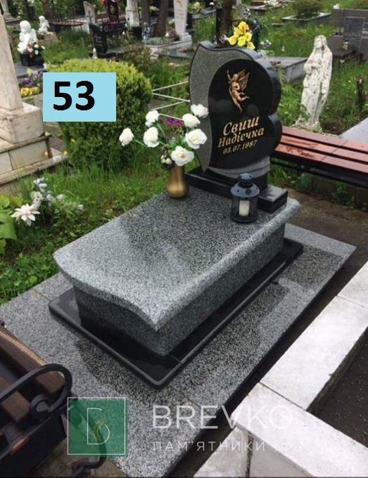 Одинарний дитячий пам’ятник (арт. 53)