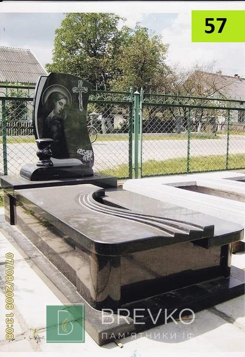 Одинарний гранітний пам’ятник (арт. 57)