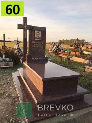 Одинарний гранітний пам’ятник (арт. 60)