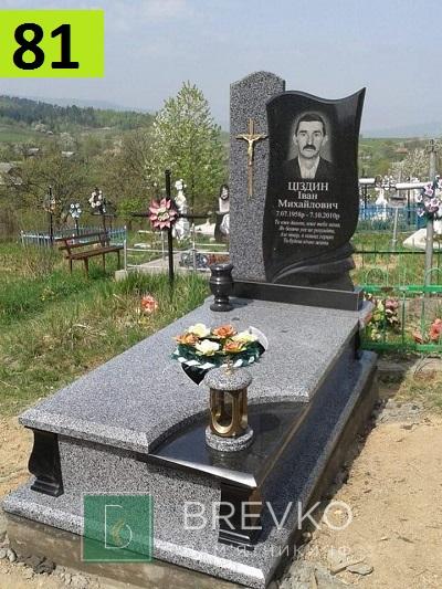 Одинарний гранітний пам’ятник (арт. 81)