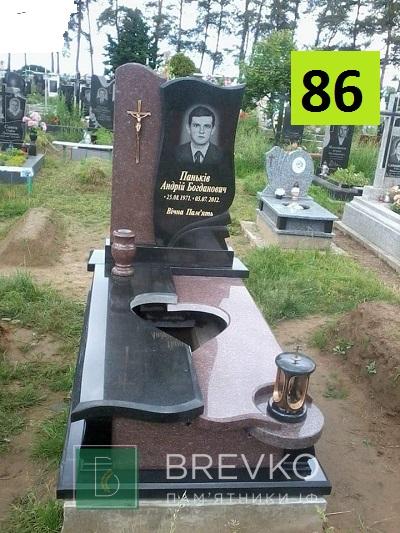 Одинарний гранітний пам’ятник (арт. 86)