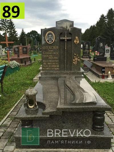 Одинарний гранітний пам’ятник (арт. 89)