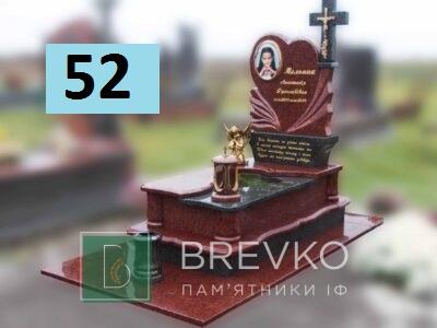 Одинарний дитячий пам’ятник (арт. 52)
